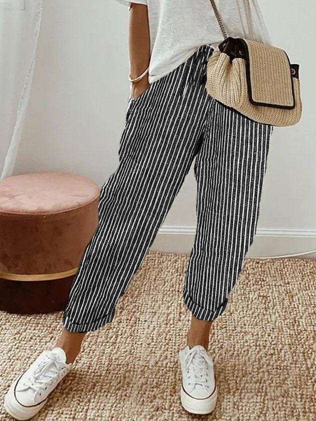 Élégants Pantalons Fluides et Confortables