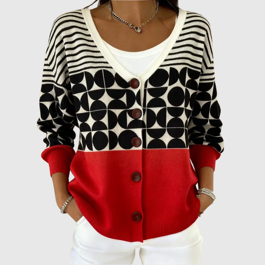 Cardigan Boutonné en Maille Douillette