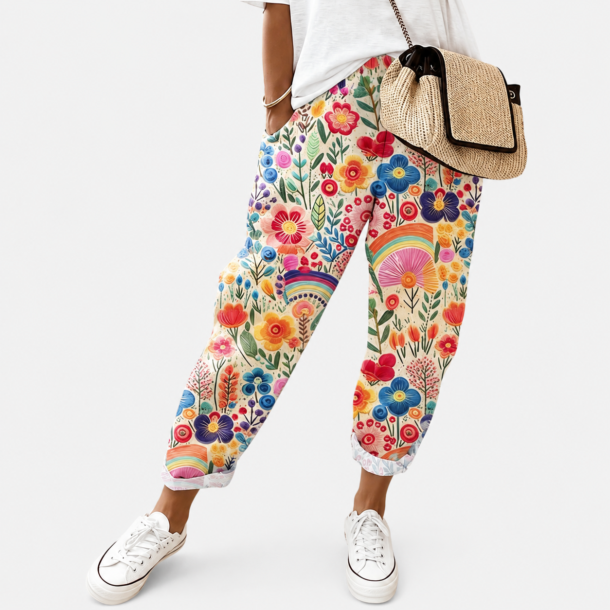 Jardin Arc-en-Ciel Pantalons Confortables