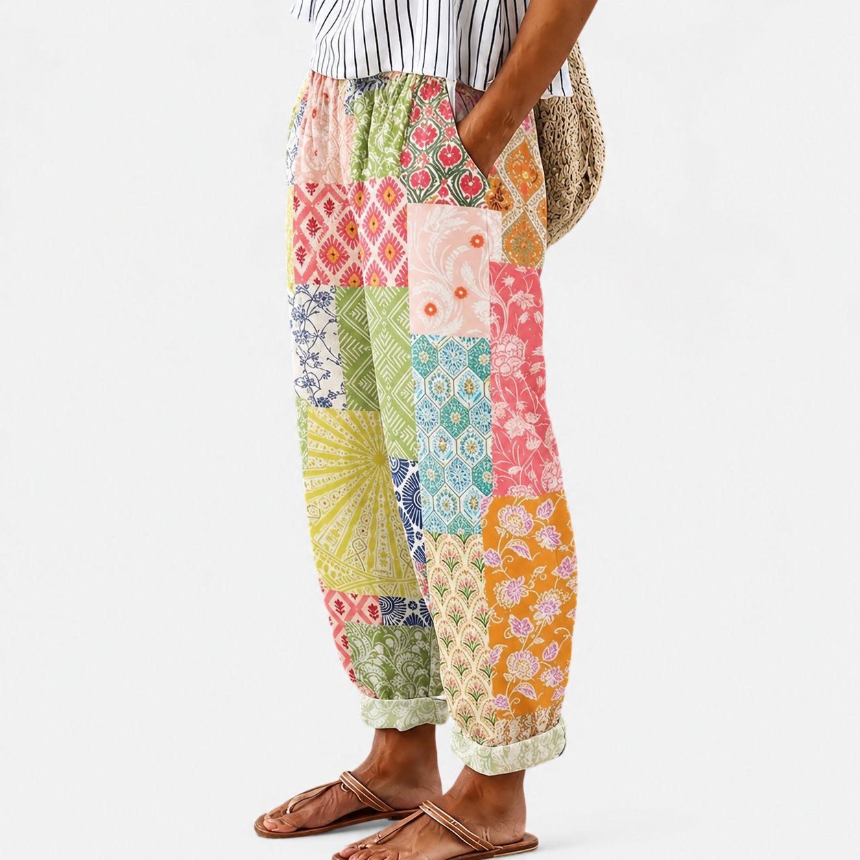 Comfort Mosaic Bloom Trousers