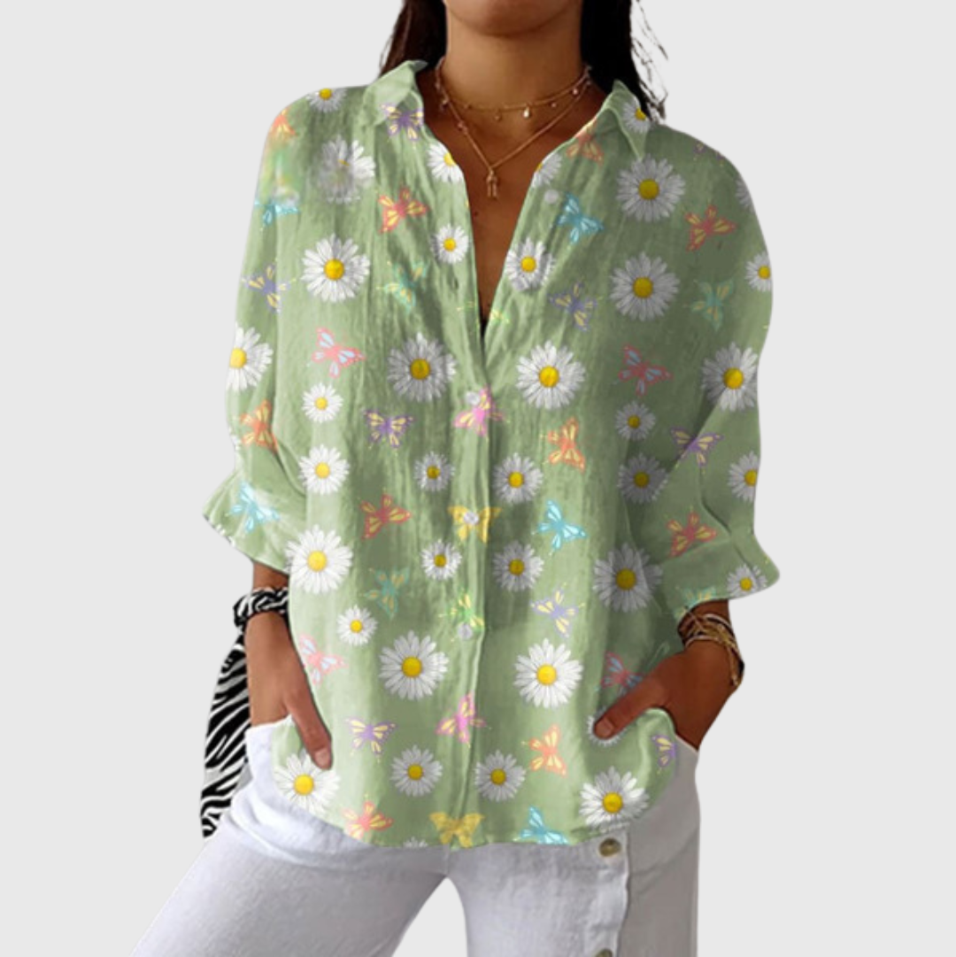 Blouse Colorée à Imprimé Légère