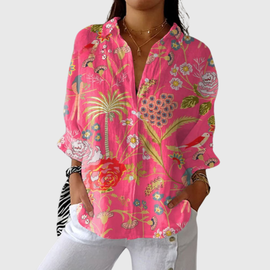 Blouse colorée légère avec imprimé