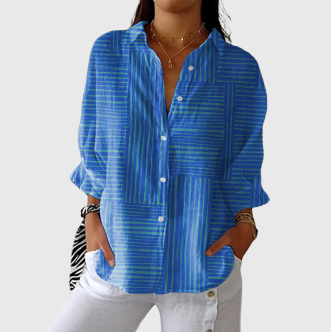 Blouse Colorée Légère à Imprimé
