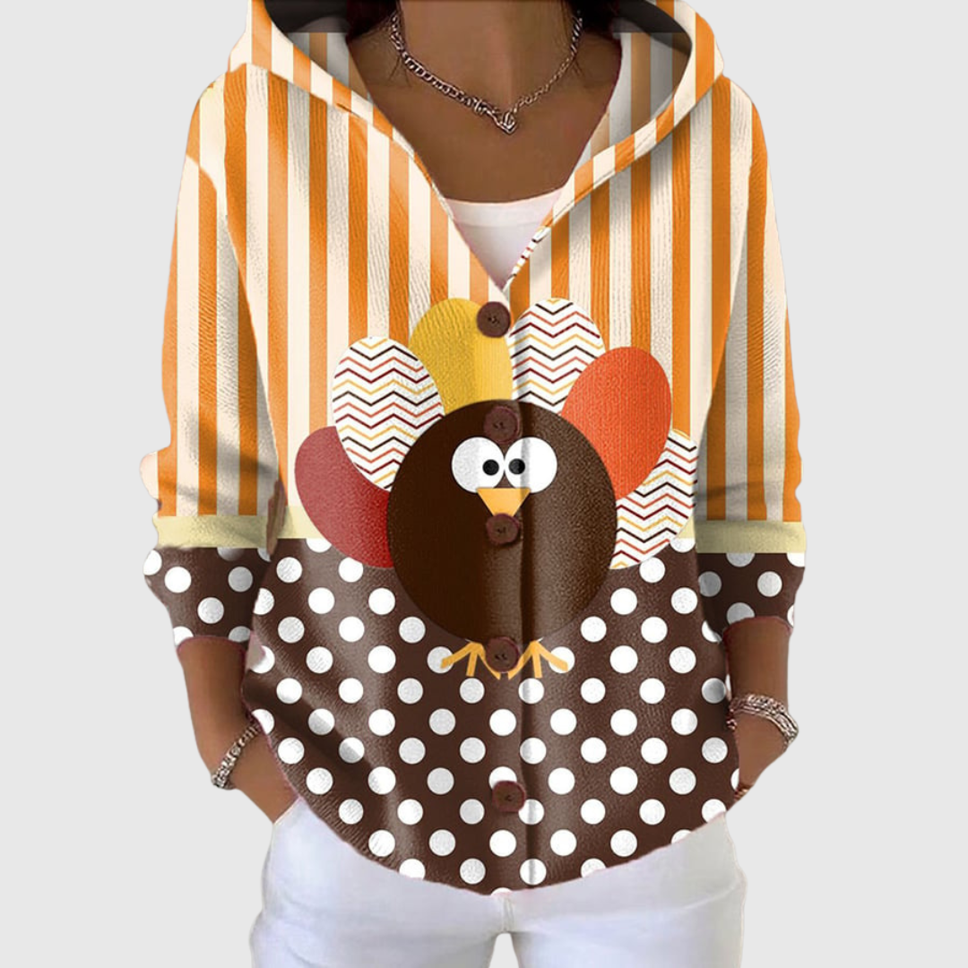 Cardigan Douillet à Capuche en Tricot