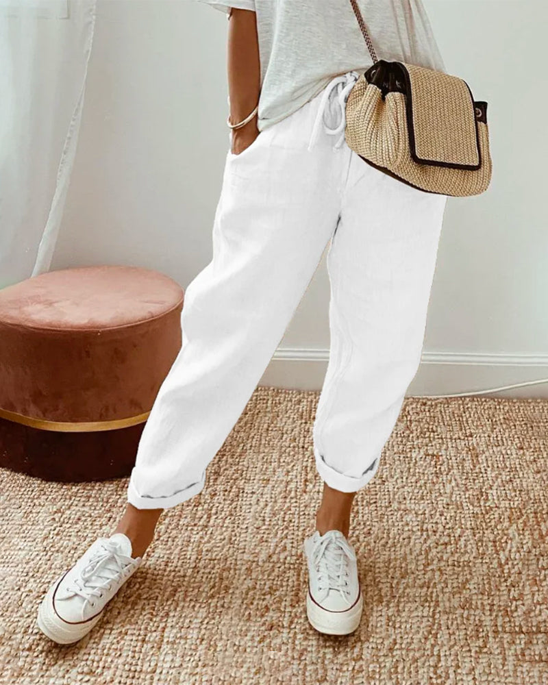 Élégants Pantalons Fluides et Confortables