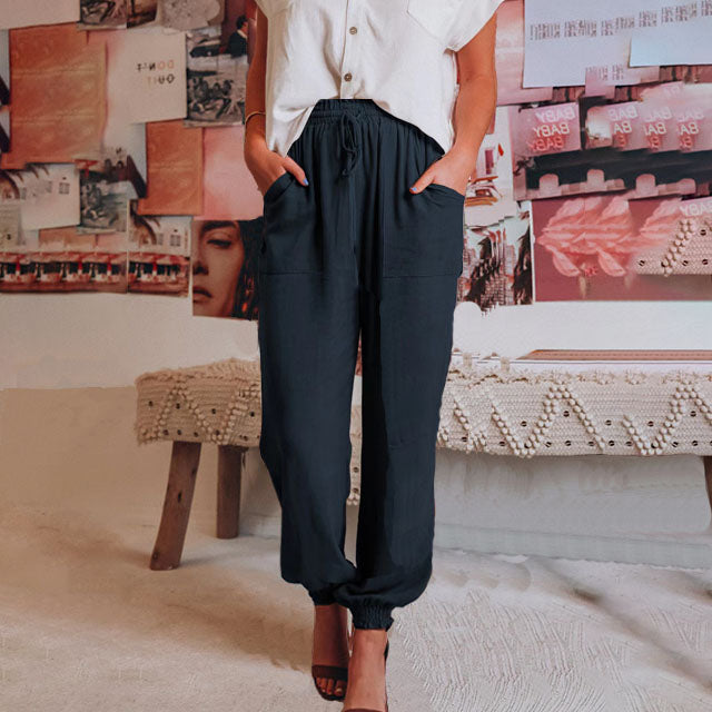 Kaeli – Pantalons Chic avec Ceinture