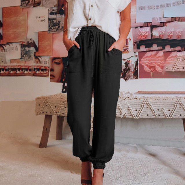Kaeli – Pantalons Chic avec Ceinture