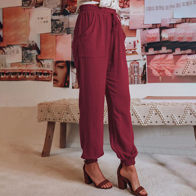 Kaeli – Pantalons Chic avec Ceinture