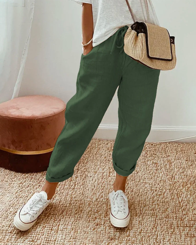 Élégants Pantalons Fluides et Confortables