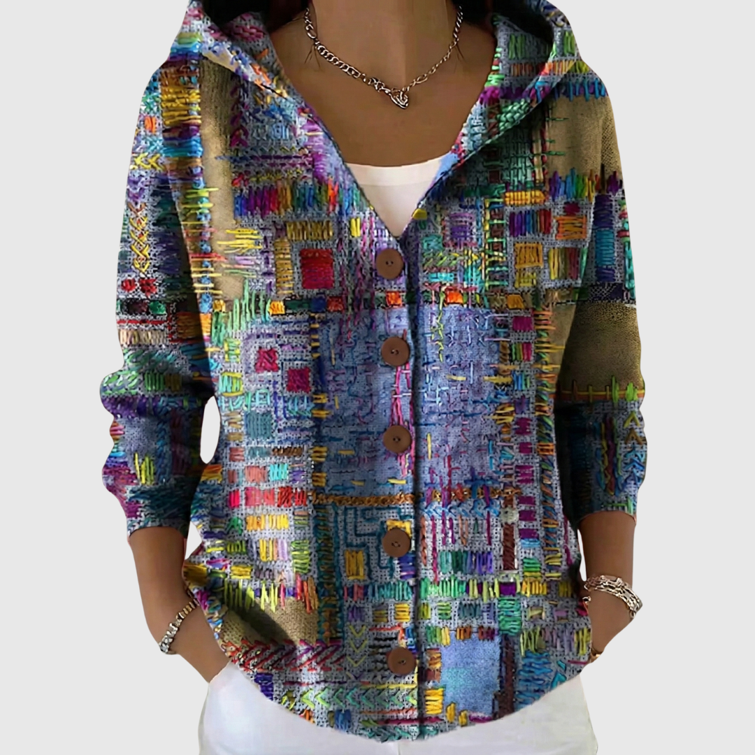 Cardigan Douillet à Capuche en Tricot
