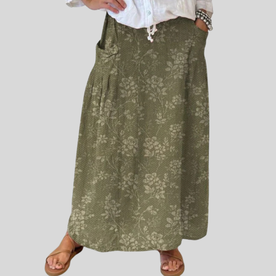 Jupe Légère à Motifs