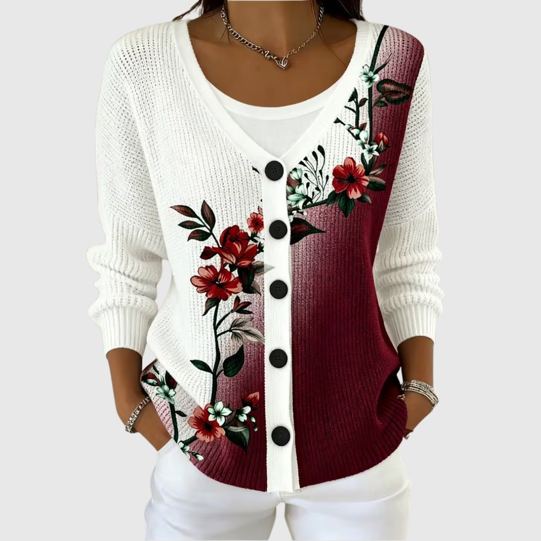 Confortable Cardigan en Maille à Boutons