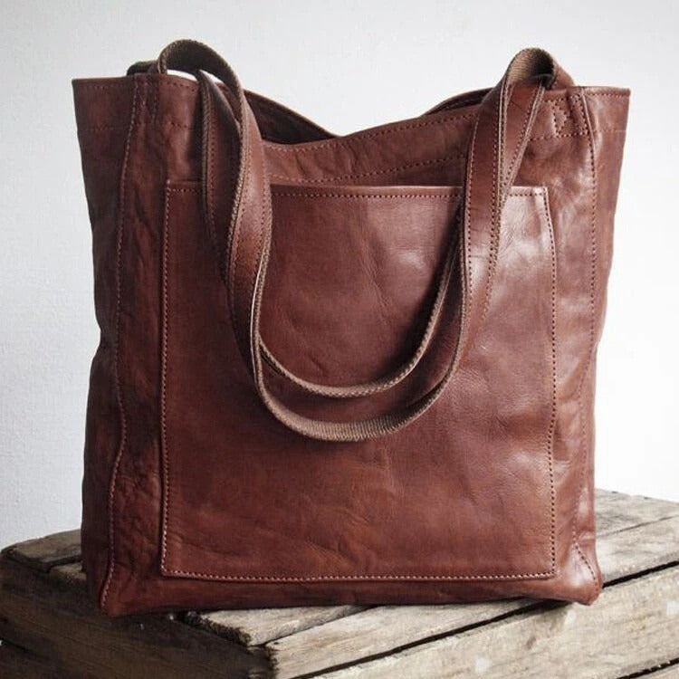 Kimberly™ | Classique Leather Tote Bag
