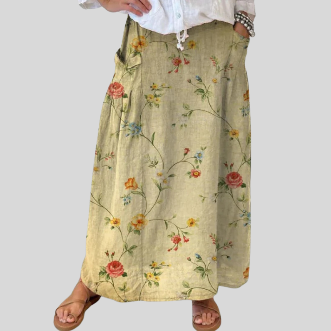 Jupe Légère à Motifs