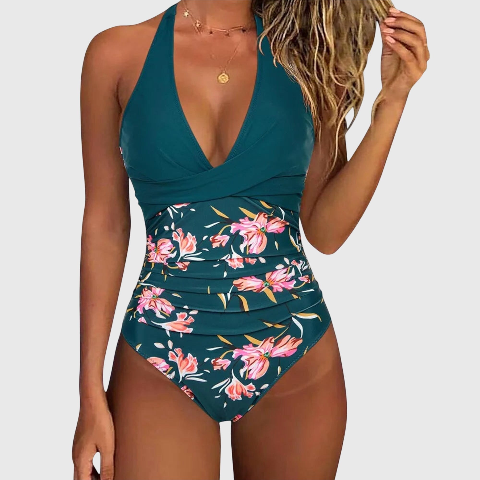 Firenze - Maillot de bain chic pour femmes avec décolleté en V